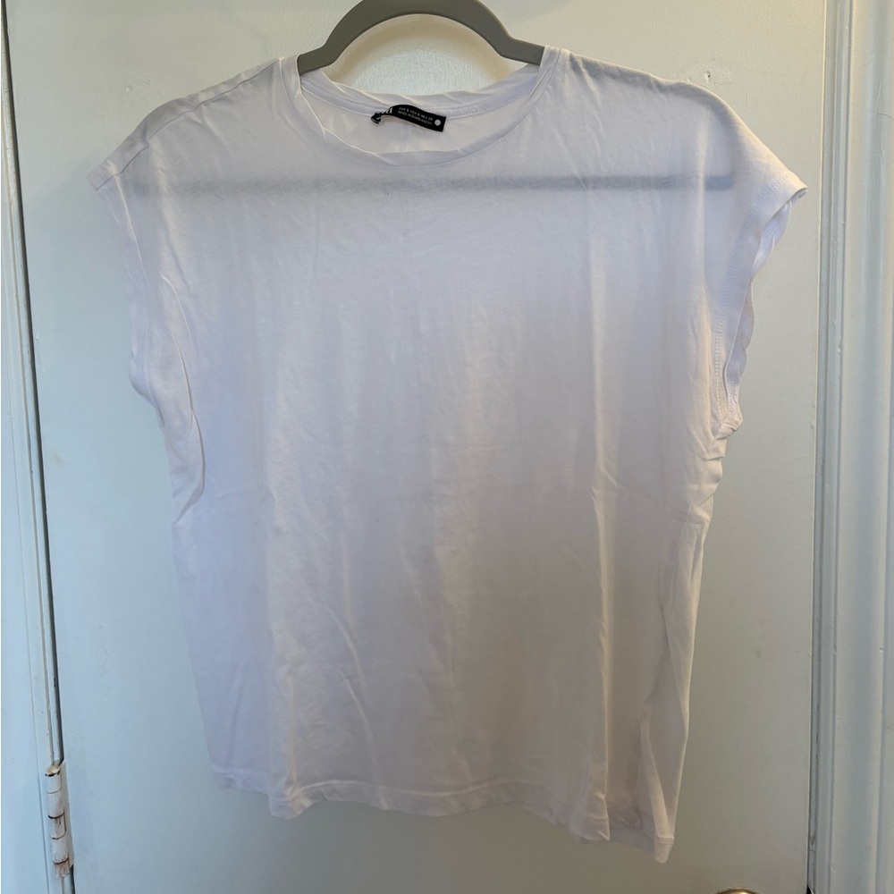 Zara Basic White Tee